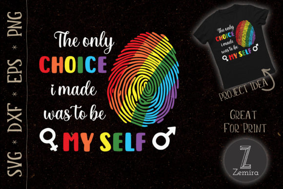Be Myself Gay Pride LGBT Rainbow Flag