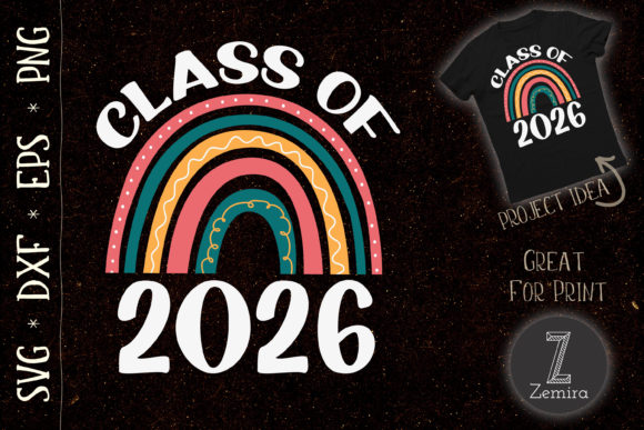 CLASS of 2026 Rainbow School Student Graphics