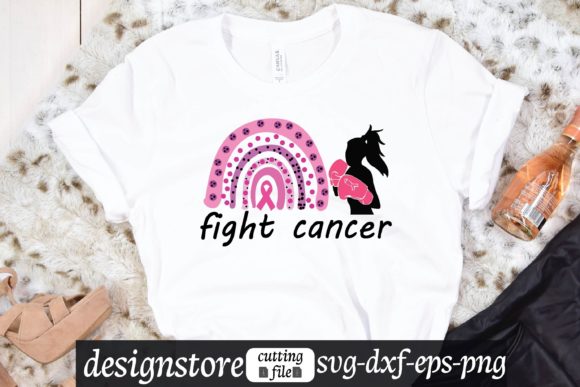 Fight Cancer Rainbow Svg Graphics