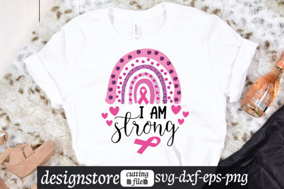 I Am Strong Rainbow Svg Graphics