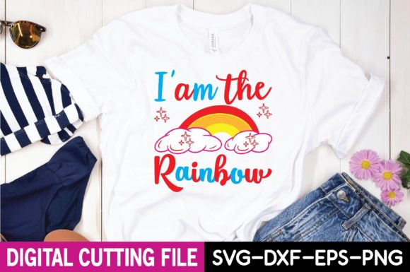 I am the Rainbow Svg Graphics