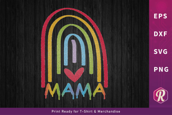 Mama Rainbow T-shirt: Graphics and Crafts for Local Branding