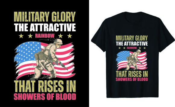 Military Glory the Attractive Rainbow Graphics