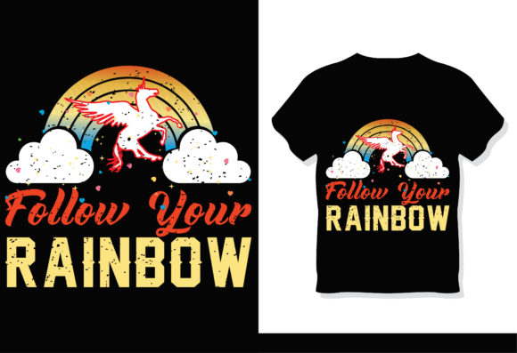 Rainbow Sublimation T Shirt Design: Graphics & Print Templates Review