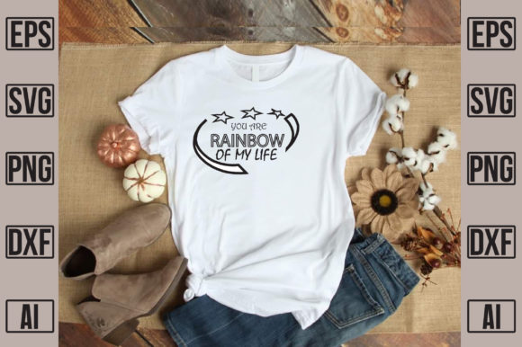 You Are Rainbow of My Life Graphics